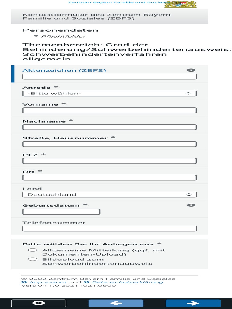 Whipl Retoure Kontaktformular