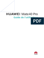 HUAWEI Mate40 Pro Guide de L - x27 Utilisateur - (NOH-NX9, EMUI12.0 - 01, FR)