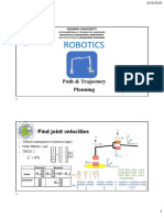 10 Robotics 19MTE Path and Trajectory Planning