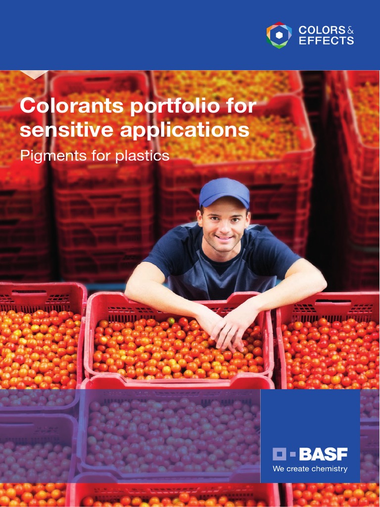BASF Colorants for Sensitive Applications | PDF