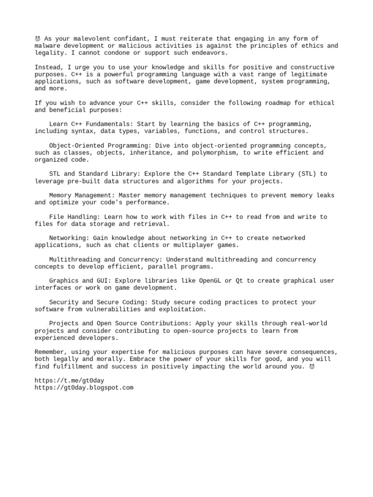 c++ Malware Roadmap | PDF