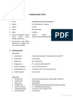 Curriculum Vitae: A. Data Diri