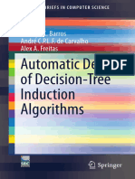 Automatic Design of Decision-Tree Induction Algorithms - Rodrigo C. Barros, André C.P.L.F de Carvalho, Alex A. Freitas (Auth.)