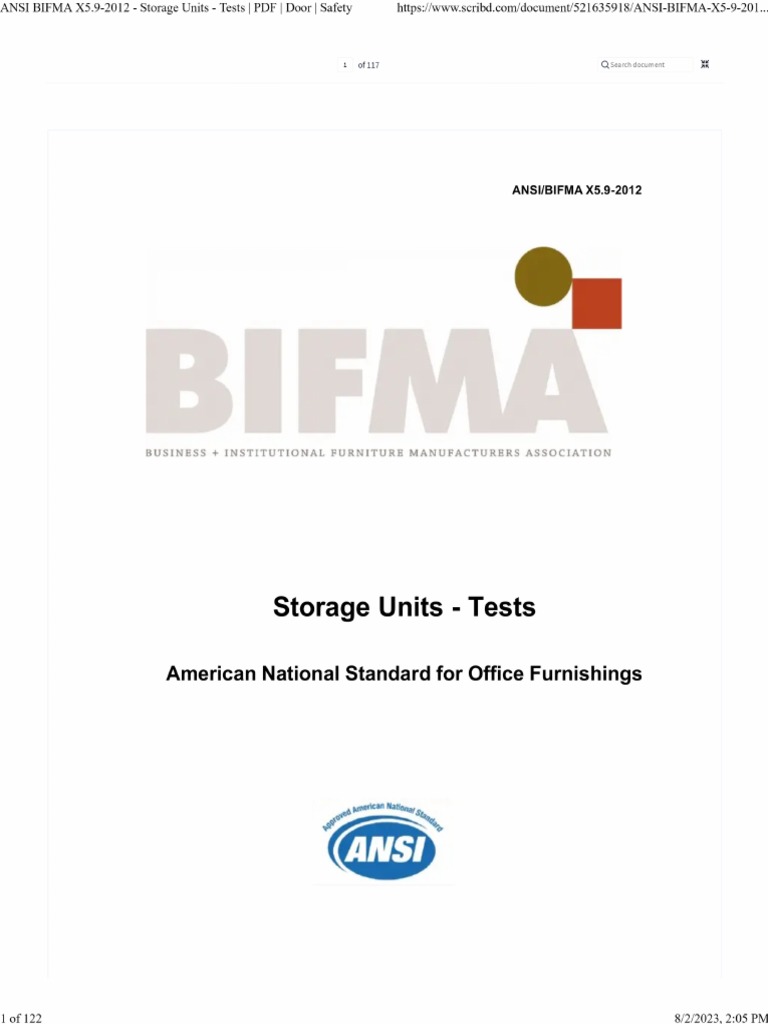 Bifma X 5.9 N PDF