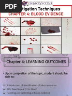 Forensic Blood Evidence Guide | PDF | Evidence | Experiment