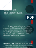 Chapter 22 The Trial of Rizal