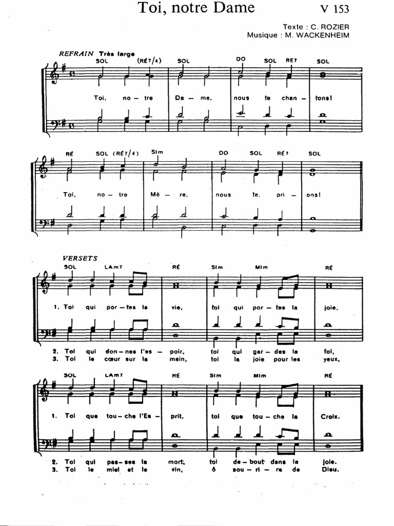 Toi Notre Dame PDF