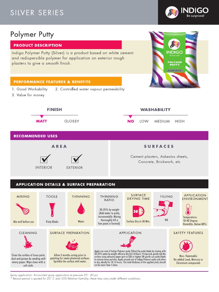 Indigo Polymer Putty Silver Series | PDF