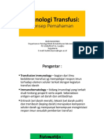 Basic Immunological Aspect of Transfusion