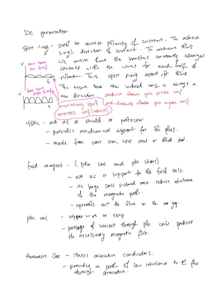 Generators and Motors PDF Electric Motor