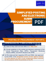 Simplified Posting and Electronic Submission