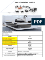 Decoupe Laser A Fibre 3048X1524mm 3000W