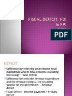 Fiscal Deficit 2003 Format