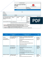 Glass Partition SWMS