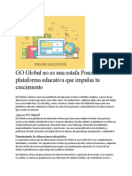 GO Global No Es Una Estafa Ponzi: La Plataforma Educativa Que Impulsa Tu Crecimiento