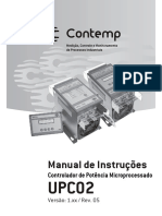 Medição, Controle e Monitoramento de Processos Industriais. Manual de Instruções Controlador de Potência Microprocessado UPC02. Versão_ 1.Xx _ Rev.