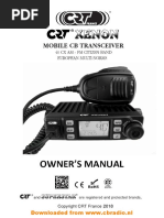 Manual CRT Xenon ENG FR