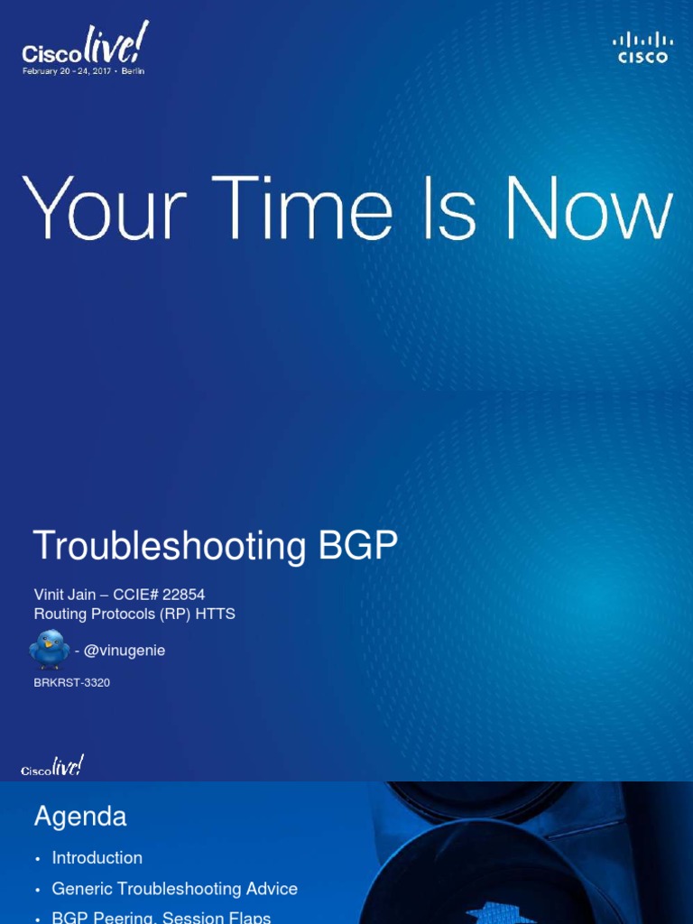 Cisco Live Bgp Troublshooting Pdf Transmission Control Protocol