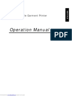 Texjet Operation Manual