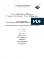 Proposed Extension of Drainage System in Sto. Rosario, Mexico, Pampanga