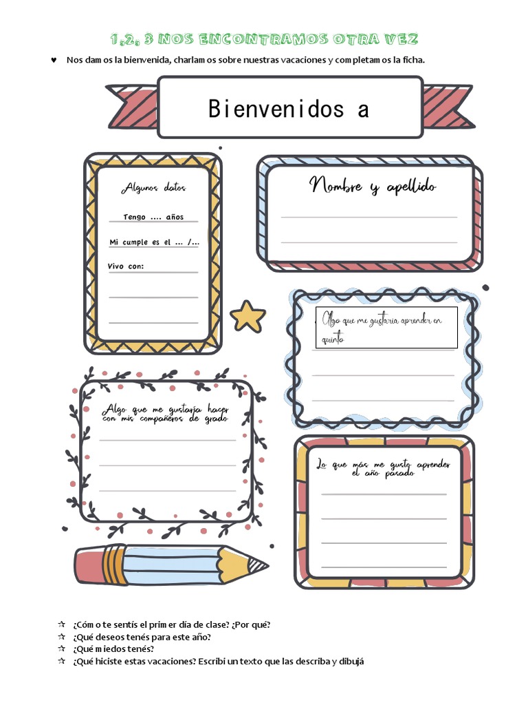 Actividades de INICIO | PDF | Relaciones personales, crianza y ...