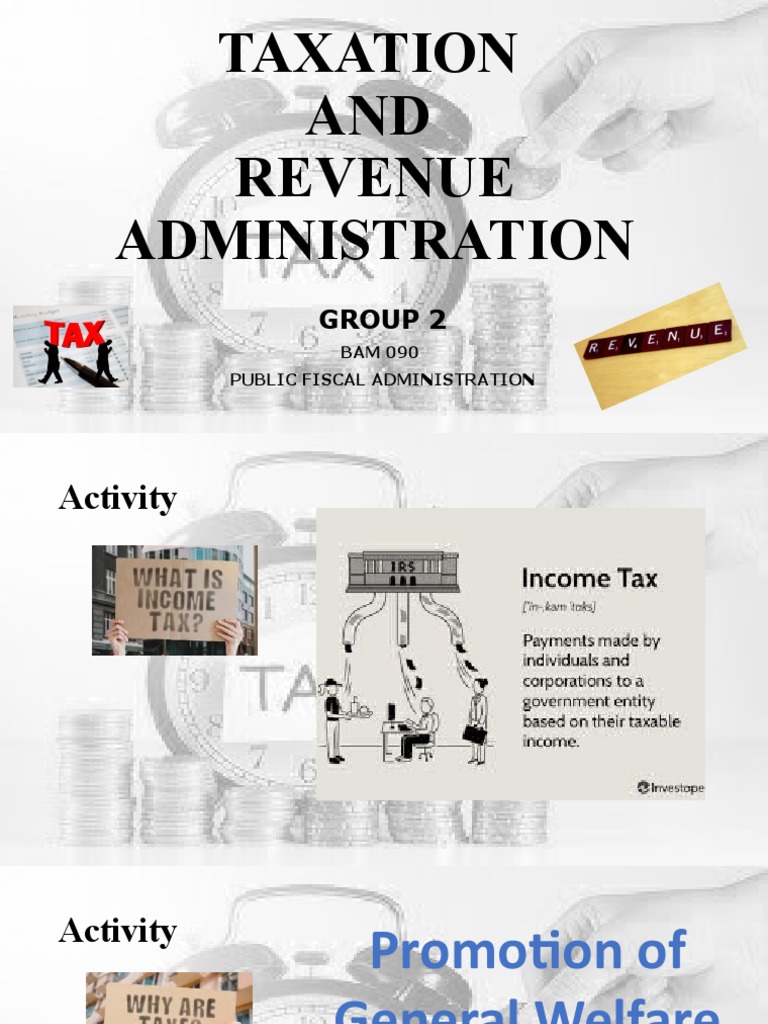 Final Taxation and Revenue Administration | PDF | Redistribution Of ...