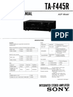 Sony-TAF445R amp