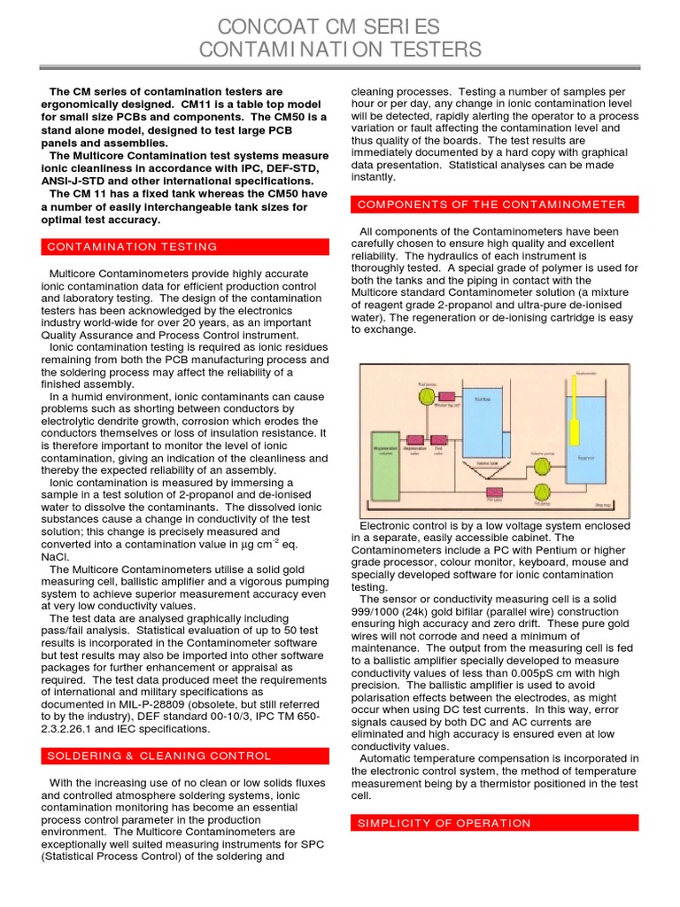 Concoat Contamination System | PDF
