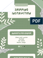 Kel - Shipping Instruction