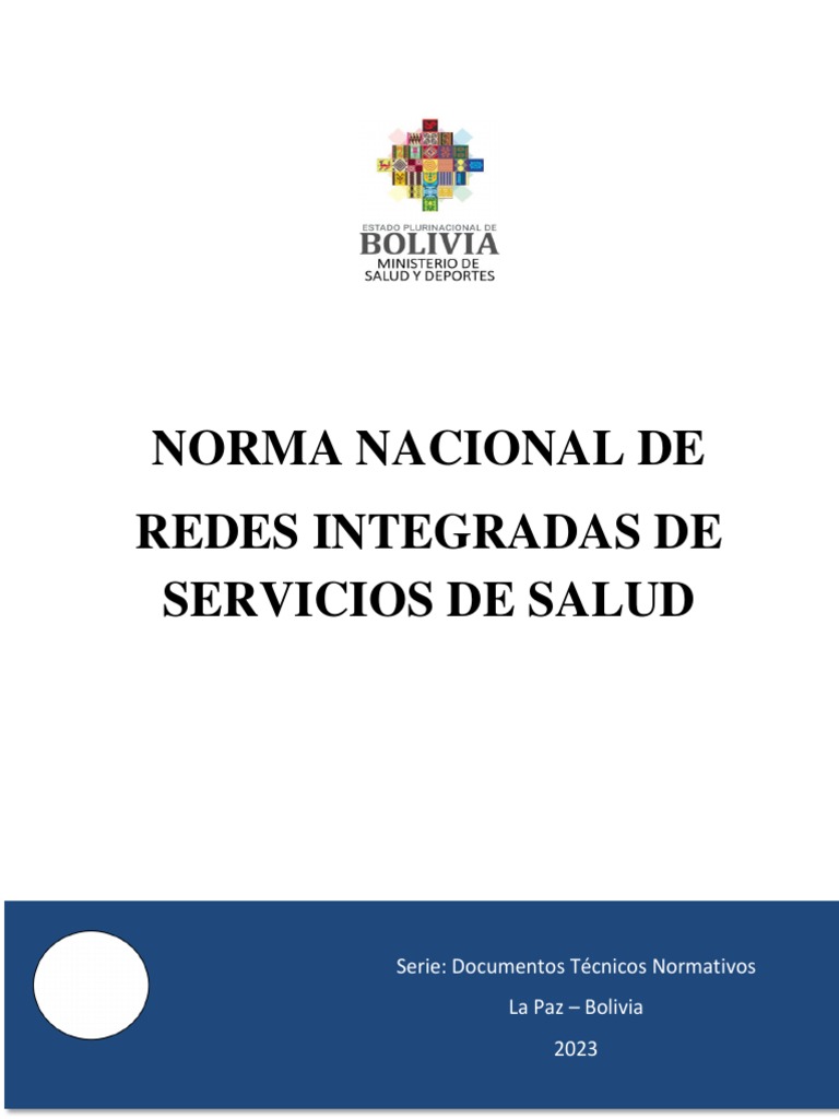 Norma Nacional de Redes Integradas de Salud | PDF | Bienestar | Seguro