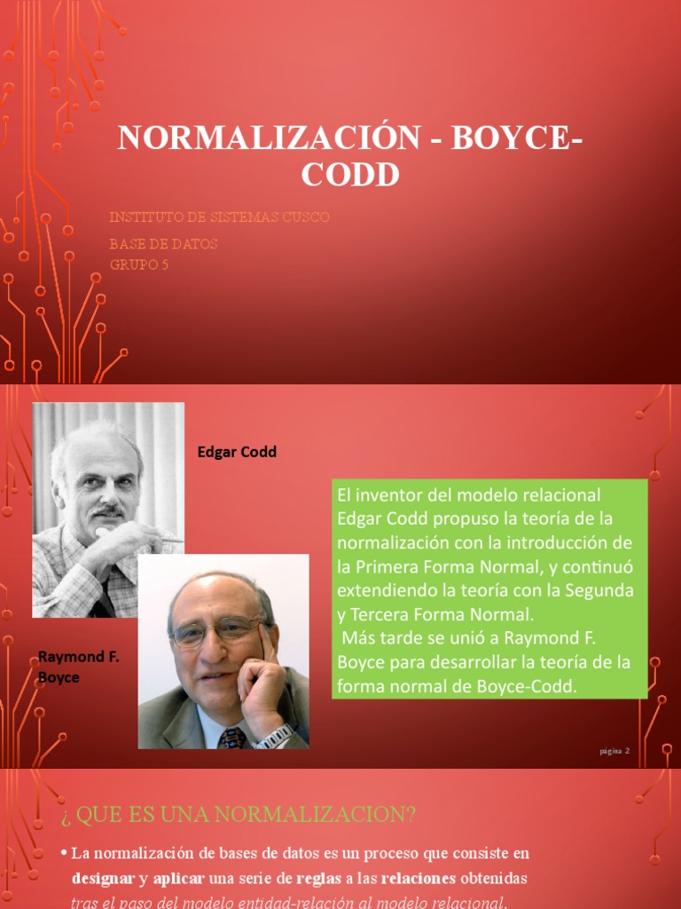 Normalizacion boyce codd end pdf gesti n de tecnolog a de la