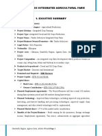 Editted-Integrated Farm Feasibility - Tariku Gebreyes