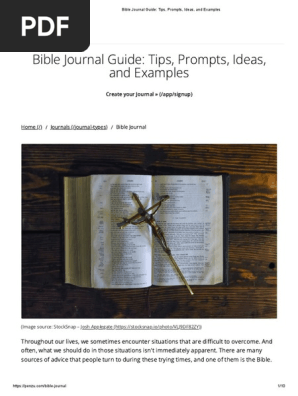 Bible Journal Guide_ Tips, Prompts, Ideas, And Examples