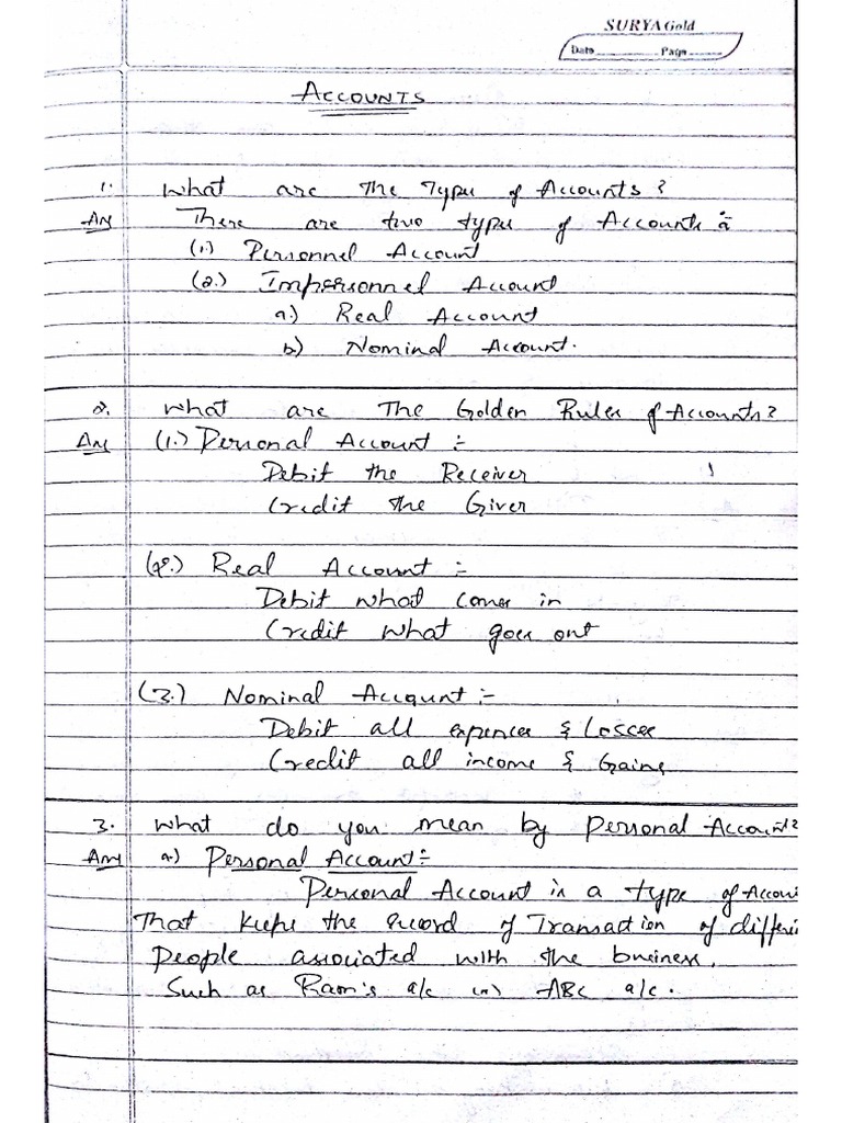 ACCOUNTS | PDF
