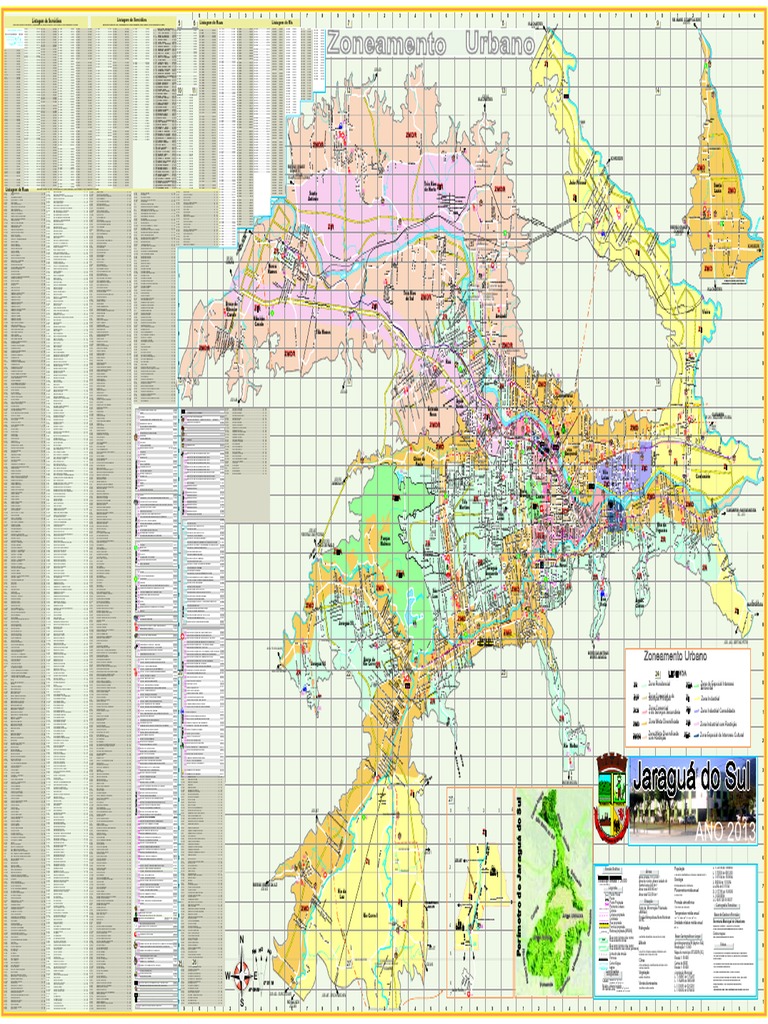 Mapa Do Zoneamento Urbano de Jaraguá Do Sul PDF