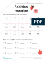 Simple Addition and Subtraction