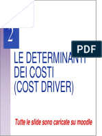 c4 - Cap2 - Determinanti Dei Costi