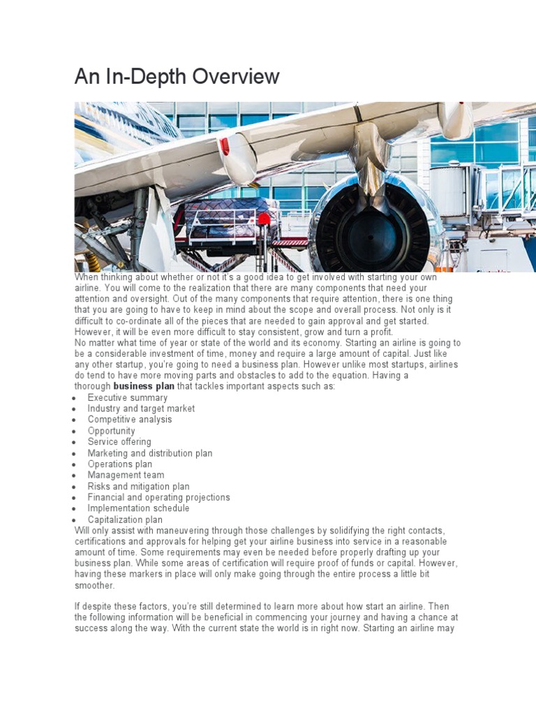 Starting Your Airline Business Guide | PDF | Airlines | Economies