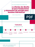 Criterios de Diseño de Fundaciones para Bombas