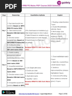 SBI Clerk and RRB PO Mains PDF Course 2023 Schedule: Days Reasoning Quantitative Aptitude English