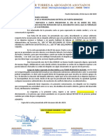 Carta General Solicitando Respuesta A La Carta Del 04 de Enero Del 2023