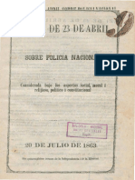 1863 J. J. Reyes Patria - Comentarios Ley de Policía BN, F. Pineda 662, Pza. 17