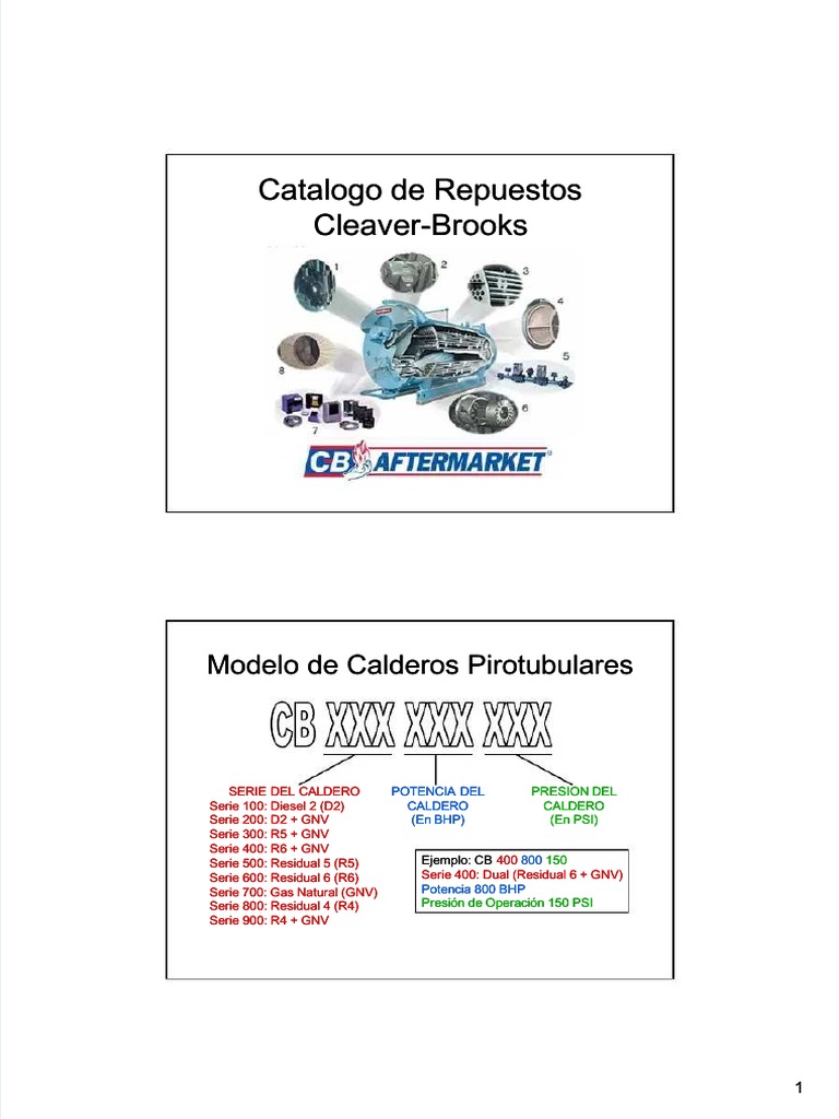 PDF Repuestos Cleaver Brooks PDF Compress | PDF