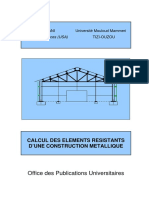 CALCUL DES ELEMENTS RESISTANTS D’UNE CONSTRUCTION METALLIQUE