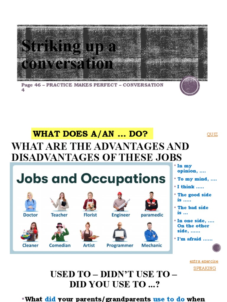 CONVERSATION 4 - Dialogue 4 Striking Up A Conversation | PDF