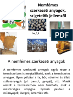 Fa Bor Szalas - Anyagok