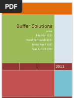 Buffer Solutions