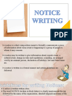 Notice Writing PDF