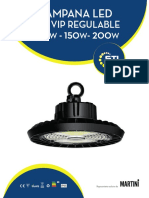 Campana Led Regulable Ufo VIP 100-150-200W