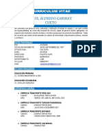 Raul Alfredo Garibay Cueto: Curriculum Vitae